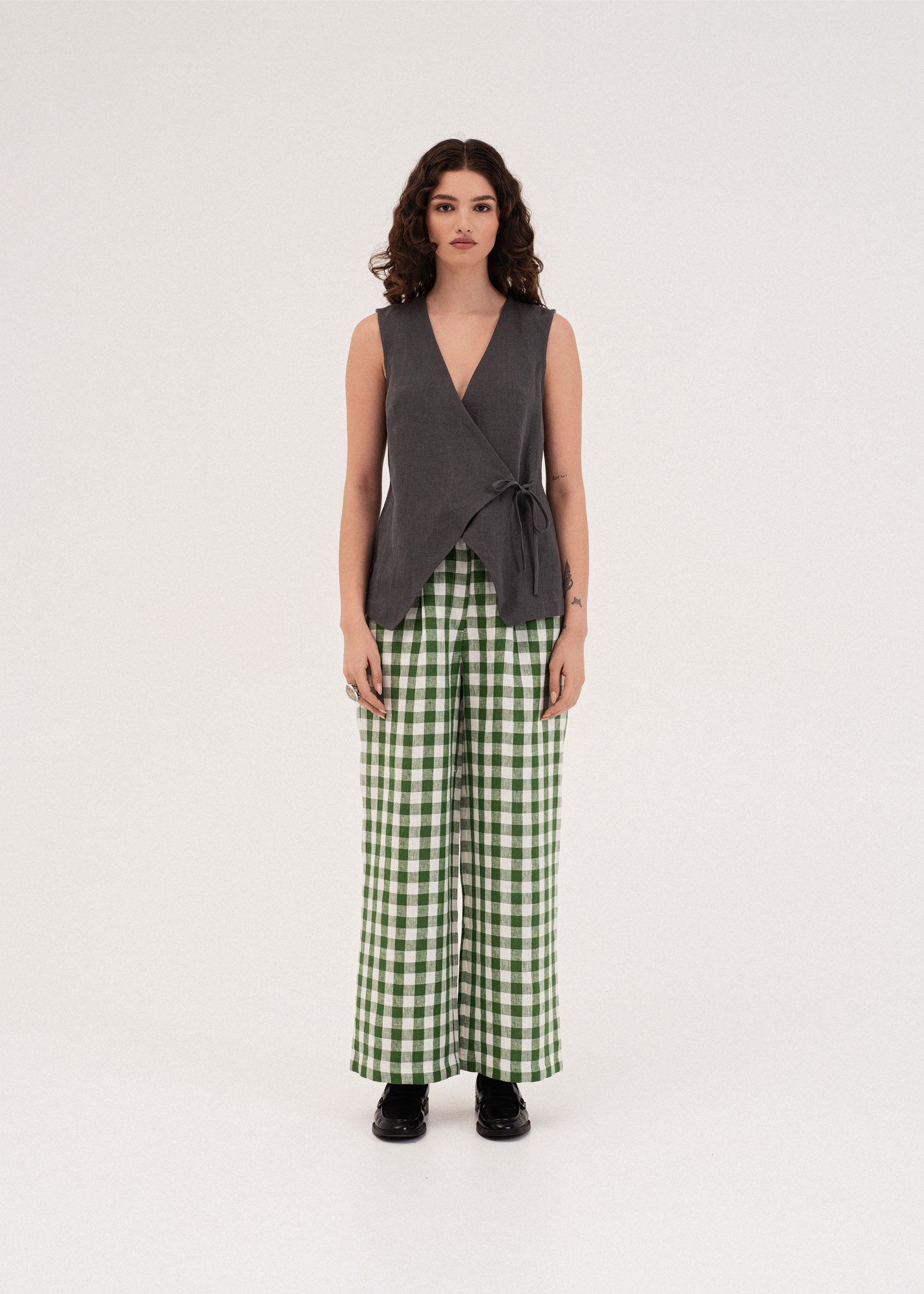 Haut cache-cœur Blanca