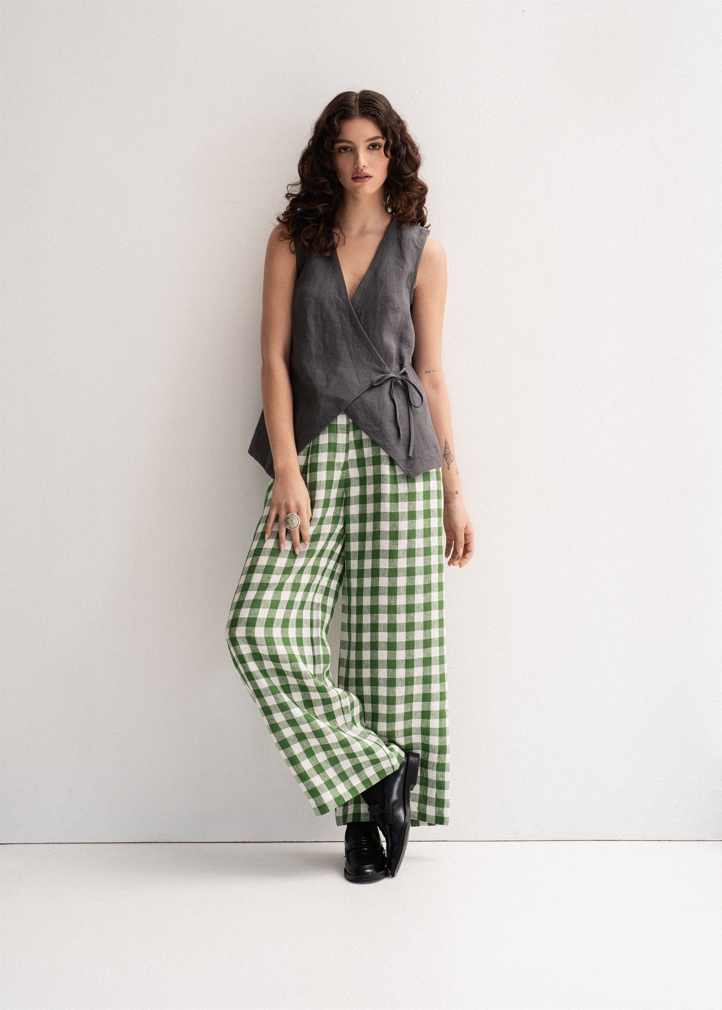 Haut cache-cœur Blanca