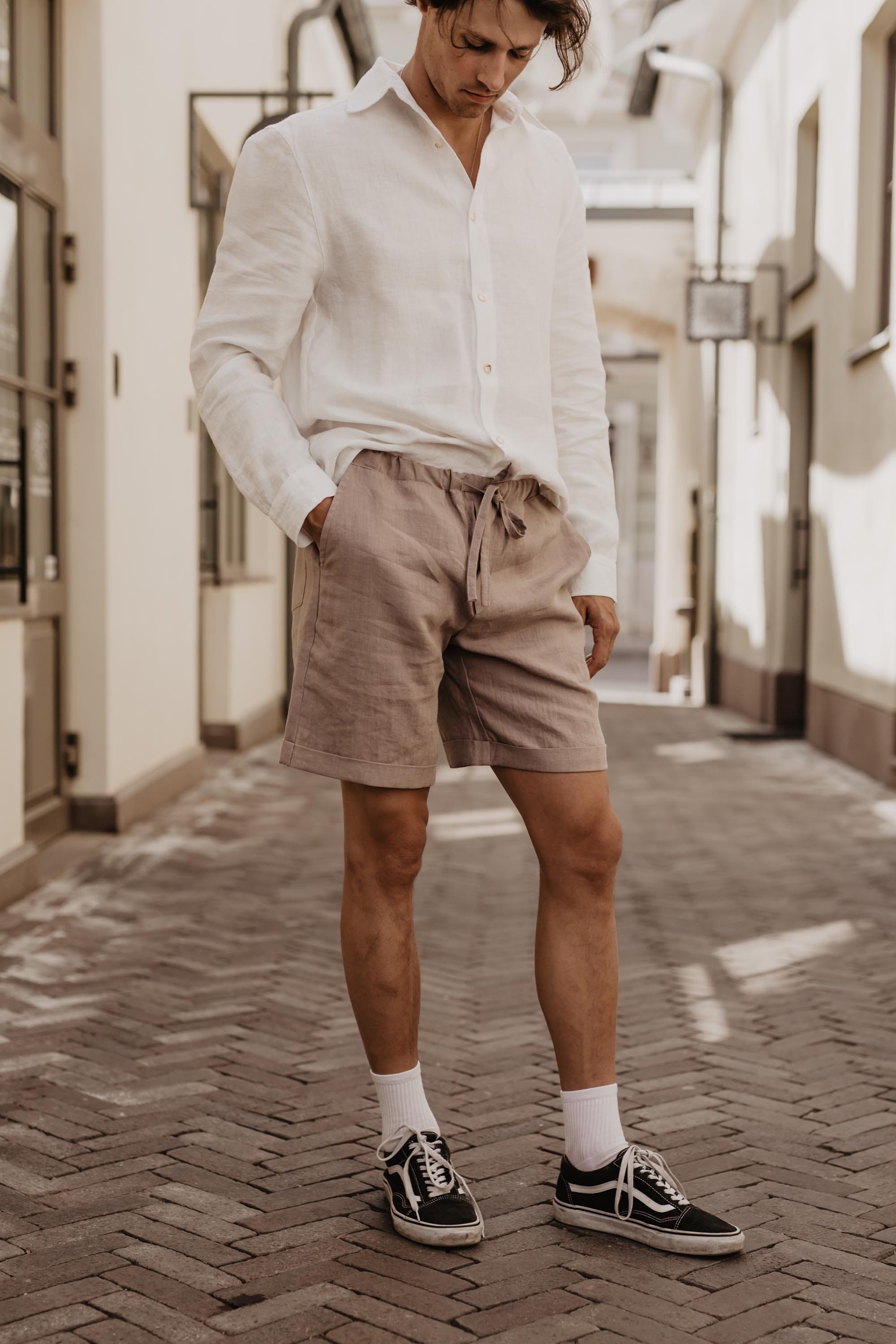 Shorts en lin ARES | ARCHIVES