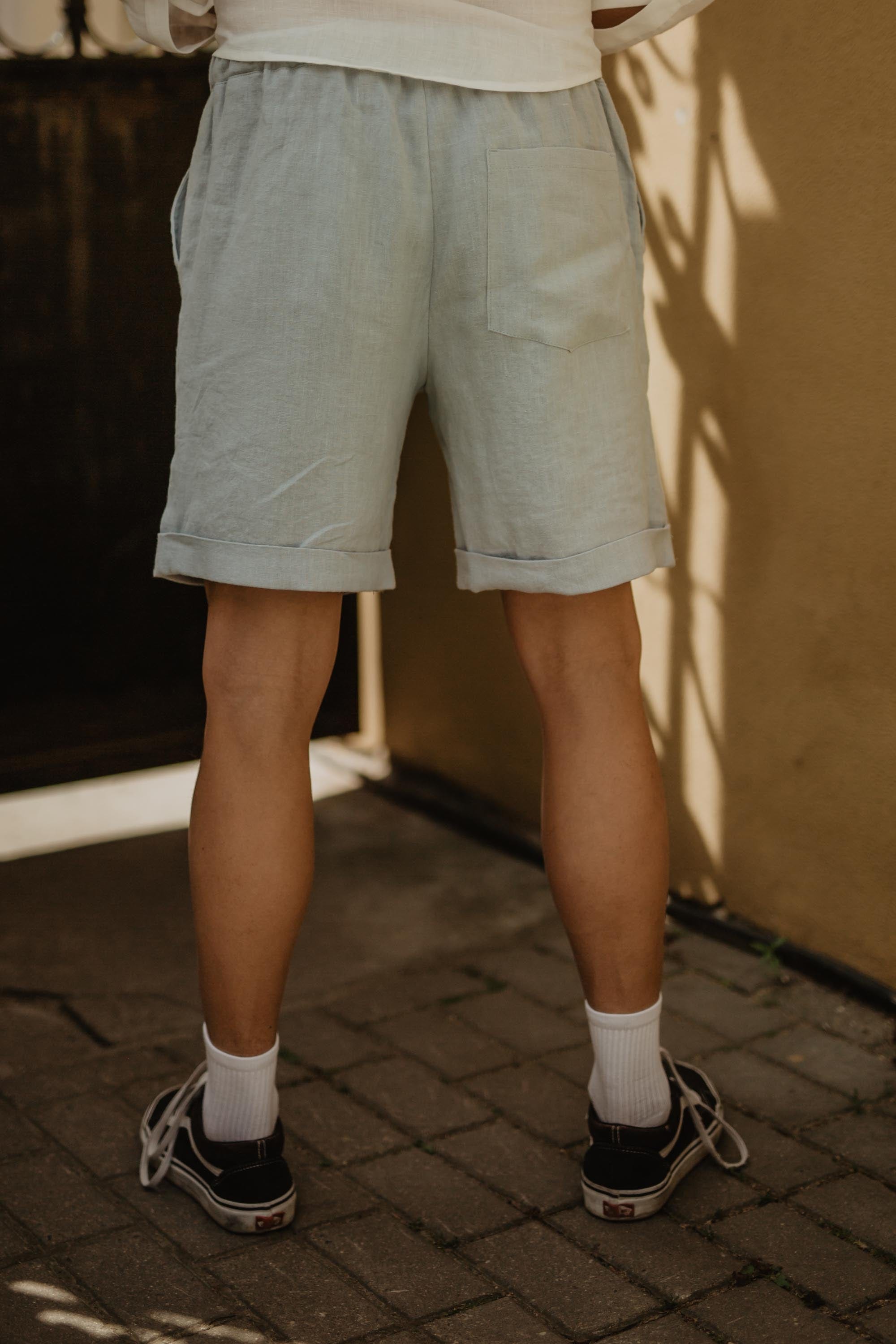 AmourLinen Linen shorts Linen shorts ARES Linen shorts ARES | AmourLinen | Linen Clothing