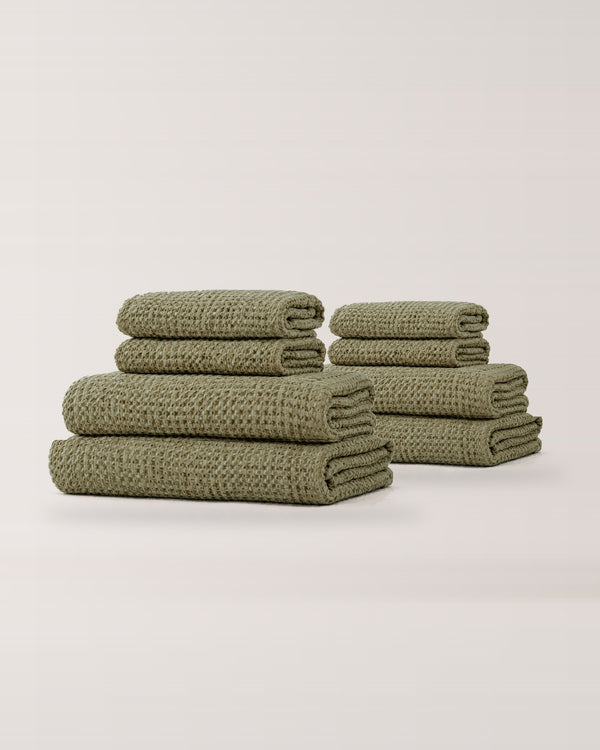 Waffle Towel Family Pack