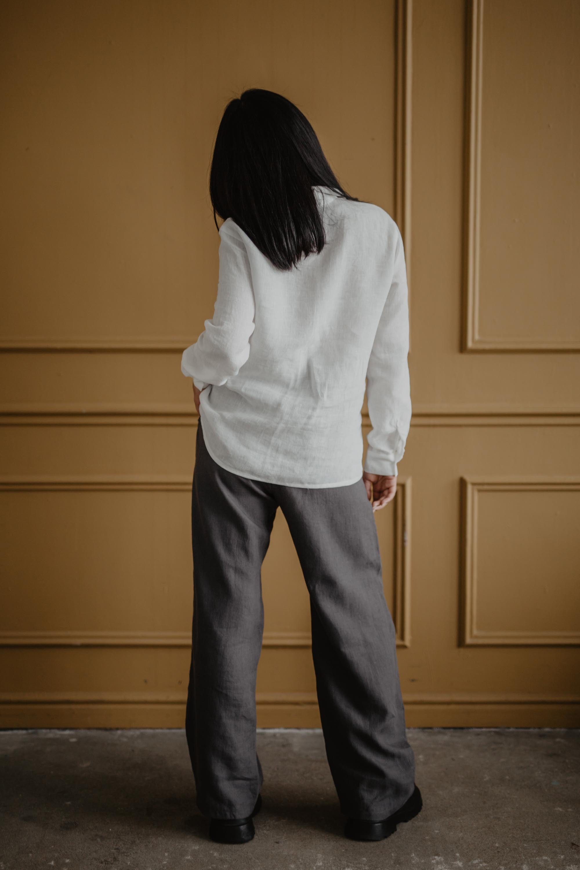 AmourLinen Linen shirt Nordkapp classic linen shirt Classic linen shirt NORDKAPP | AmourLinen | Linen Clothing