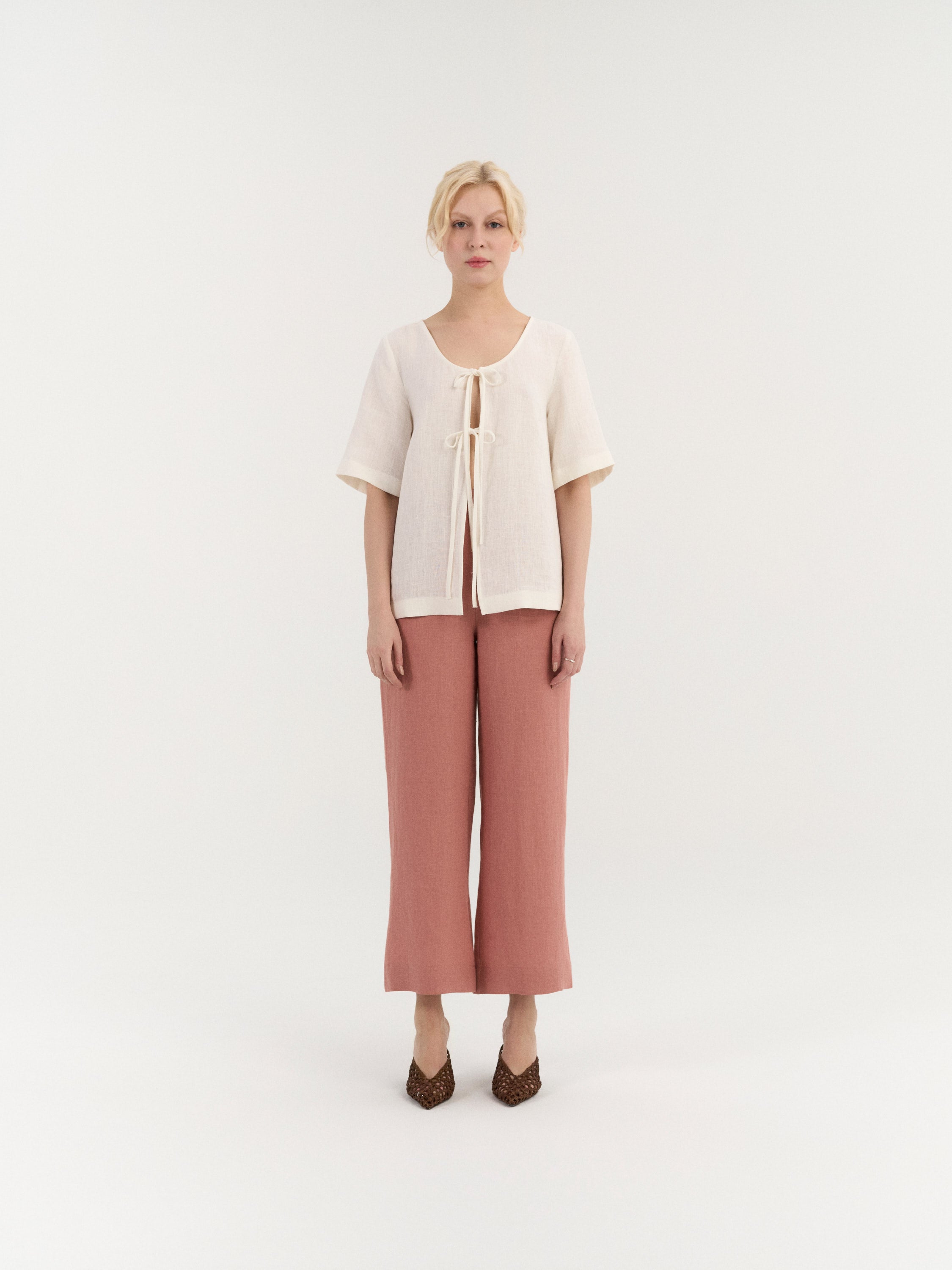 Vivien Tie Front Top