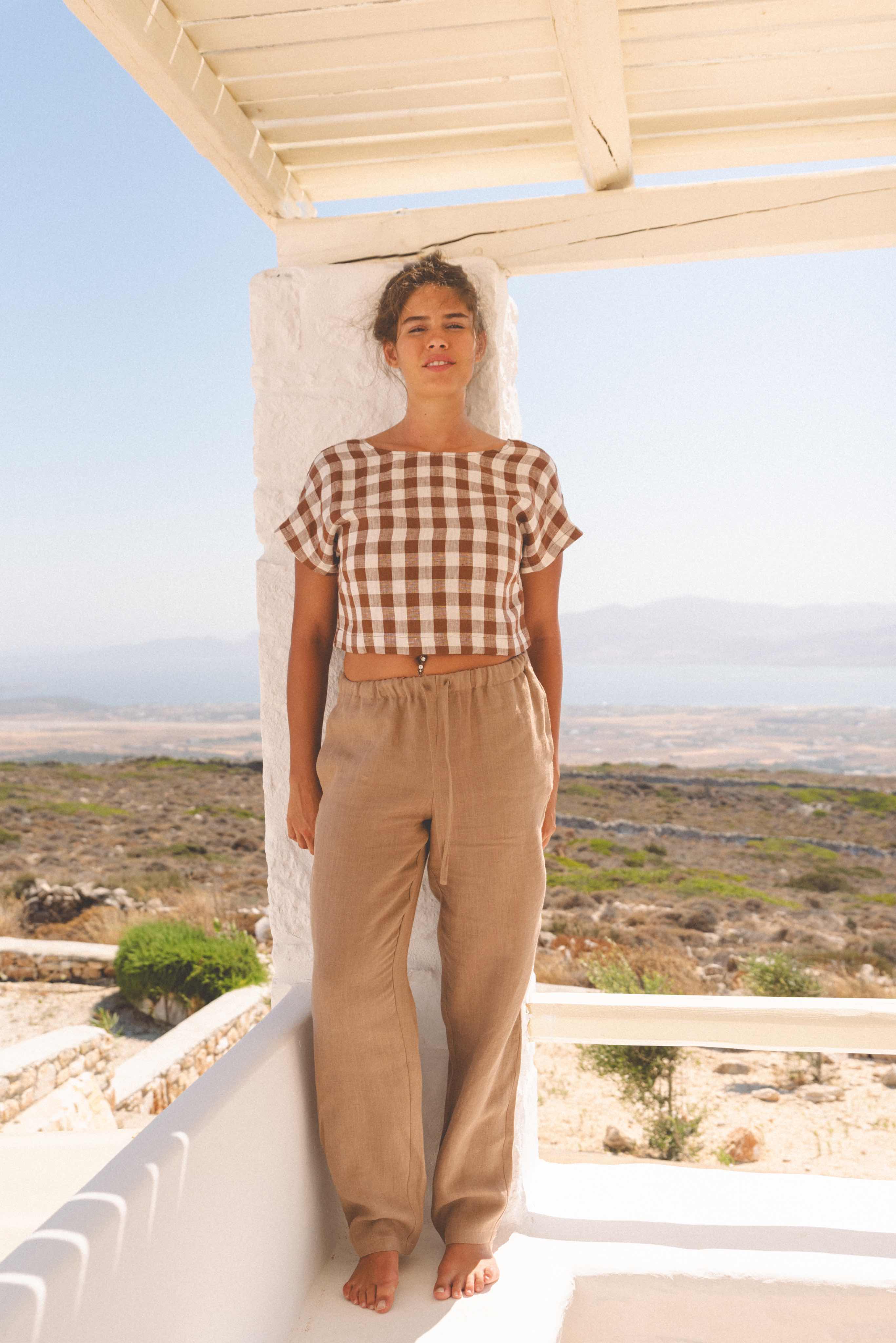 AmourLinen Linen pants Linen pants Malmo Classic Linen Pants Women | AmourLinen | Summer Classic Linen Pants