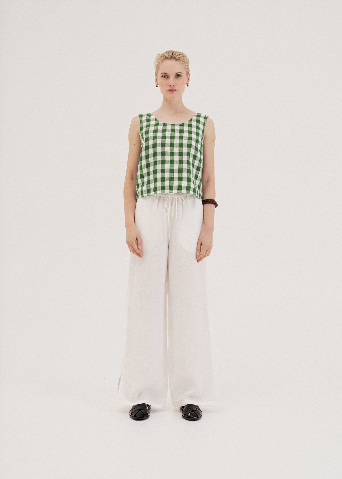 AmourLinen Linen top Linen pinafore top ELLA Linen pinafore top ELLA | AmourLinen | Linen Clothing