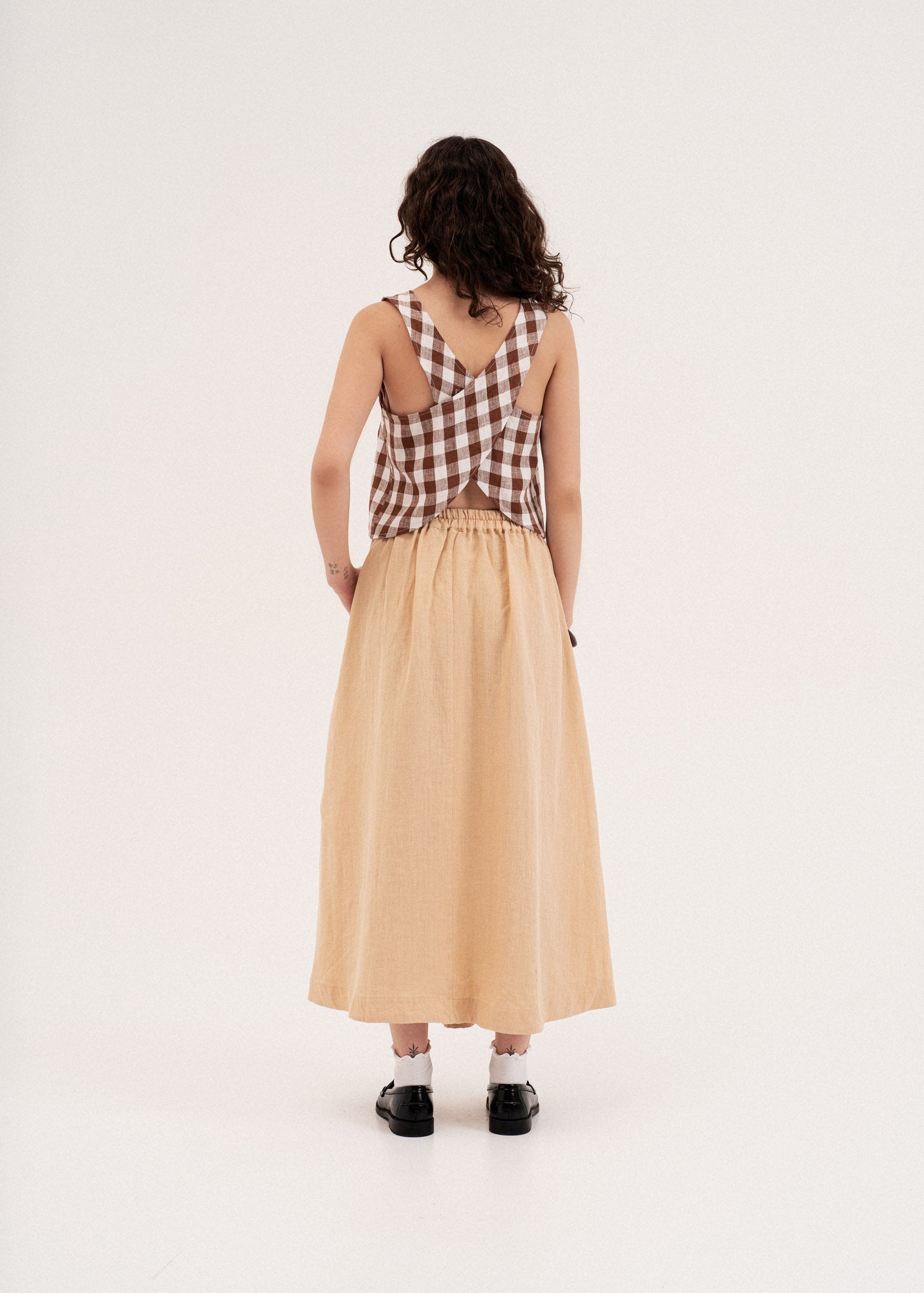 AmourLinen Linen top Linen pinafore top ELLA Linen pinafore top ELLA | AmourLinen | Linen Clothing