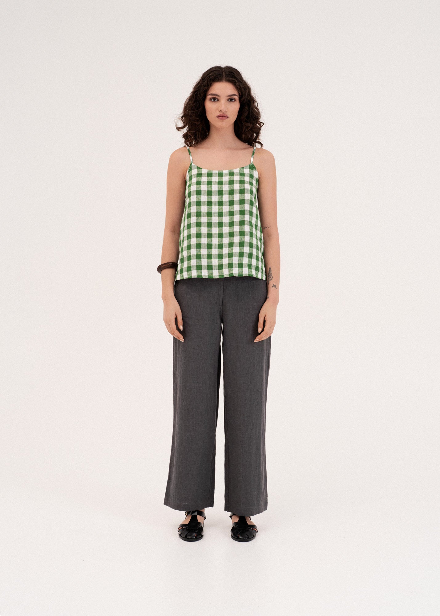 AmourLinen Linen tops Linen top Hilo Linen Top Without Sleves  | AmourLinen | Linen Top Women
