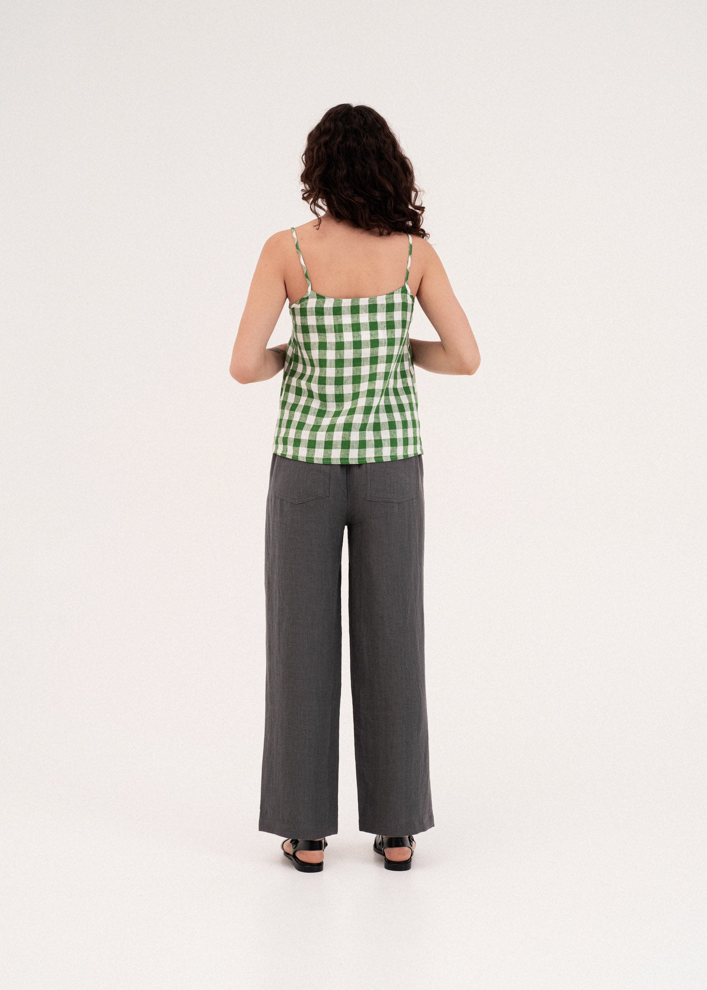 AmourLinen Linen tops Linen top Hilo Linen Top Without Sleves  | AmourLinen | Linen Top Women