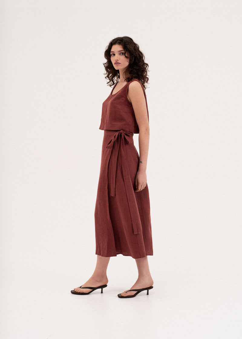 Iris Wrap Skirt
