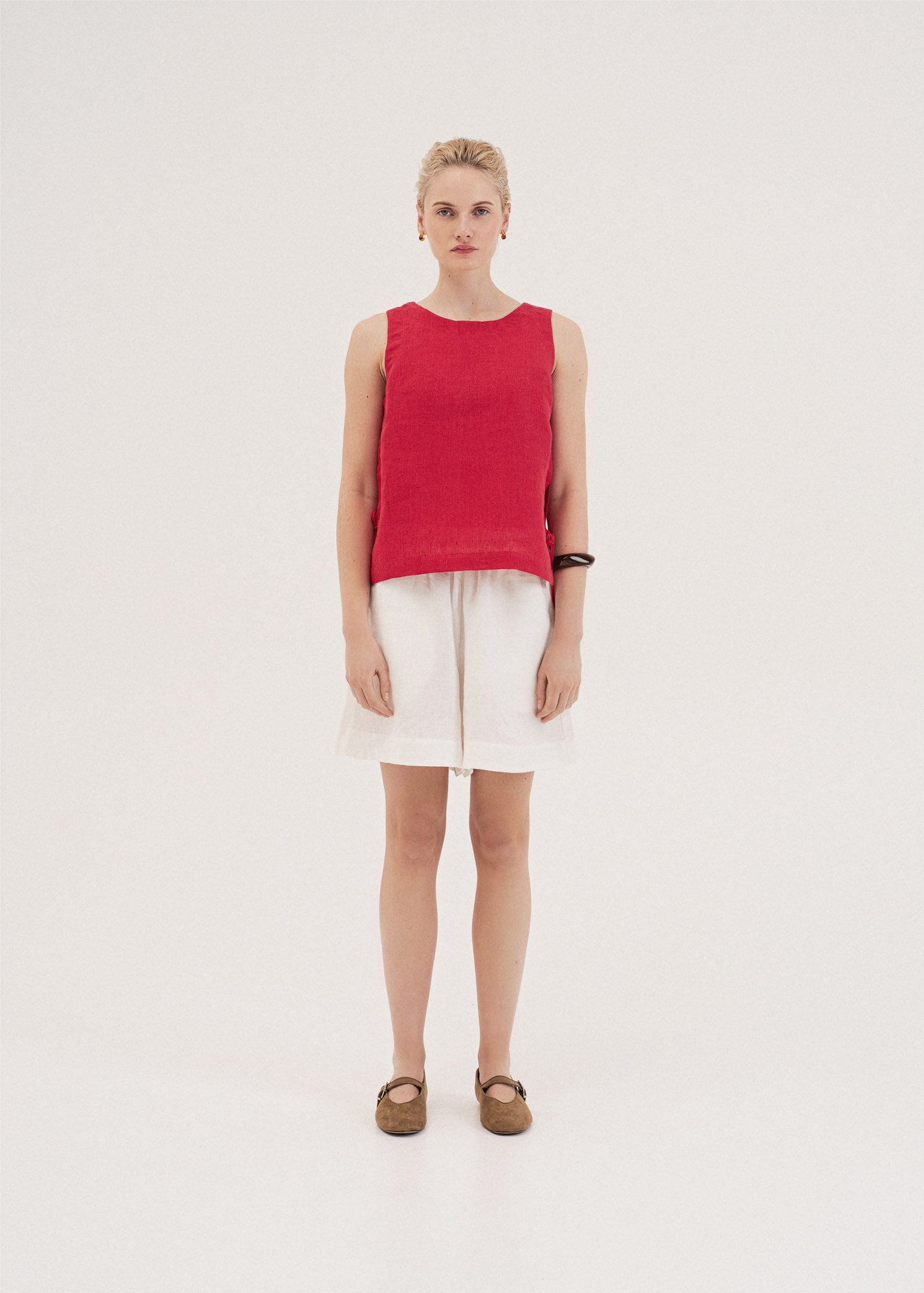 AmourLinen Linen dress Betty classic linen shorts Betty classic linen shorts